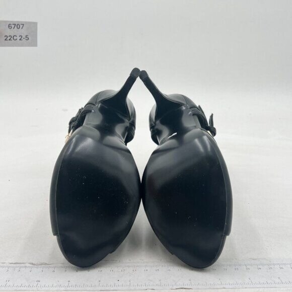 XYD Women Peep Toe Ankle Bootie High Heels Buckled Double Straps Cutout Fashion - Picture 7 of 8